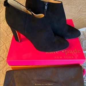 Kate Spade suede Netta booties